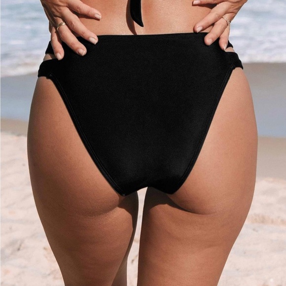 ‼️🚨💝3 for $25💝🚨‼️ New Black Bikini Bottoms - Picture 2 of 3